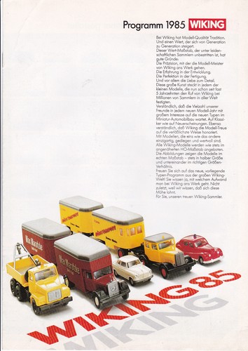 Wiking modellauto programm - wiking,